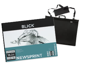 Blick Studio Newsprint Pad - 24 inch x 36 inch, 50 Sheets, Other