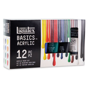 Liquitex Basics Acrylics, Set of 12