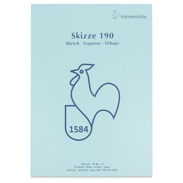 Open in modal - Hahnemühle Skizze Gluebound Sketch Pad - 5.83" x 8.27", 50 Sheets, 190 gsm, cover