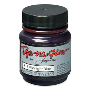 Jacquard Dye-Na-Flow Fabric Color - Midnight Blue, 2.25 oz jar