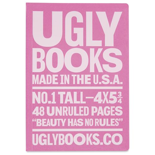 Uglybooks Perfect Bound Notebook - NO.1 Sprinkles, 5-3/4" x 4", 135 gsm, Pkg of 3, front of package