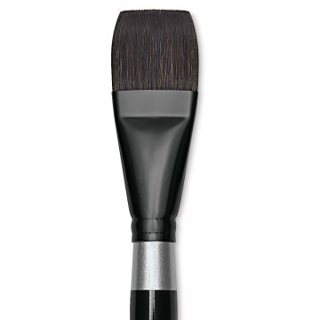 Silver Brush Black Velvet Brush - Oval Wash, Size 3/4