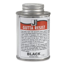 Jacquard Gutta Resist - Black, 4 oz can
