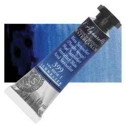 Sennelier French Artists' Watercolor - Blue Sennelier, 10 ml, Tube with Swatch