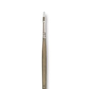 Escoda Perla Toray White Synthetic Brush - Bright, Long Handle, Size 4