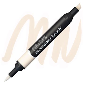 Open in modal - Winsor & Newton Promarker Brush Marker - Almond marker and swatch