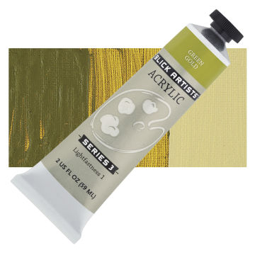 Blick Artists' Acrylic - Green Gold, 2 oz Tube