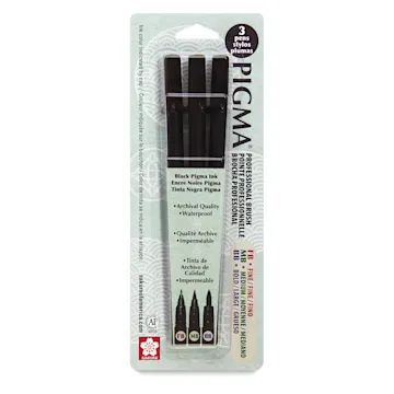 Sakura Pigma Professional Brush Pens and Sets | BLICK Art Materials