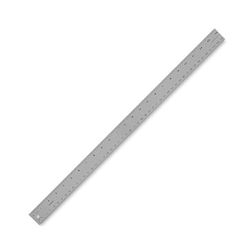 Open in modal - Fairgate Printer's Ruler - Angled view of 24" Ruler