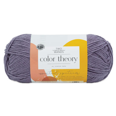 Lion Brand Color Theory Yarn - Amethyst (yarn skein with label)