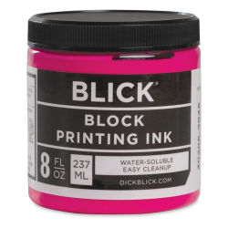 Blick Water-Soluble Block Printing Ink - Magenta, 8 oz