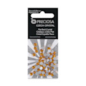 John Bead Preciosa Flat Back Crystals - Topaz, Pkg of 72