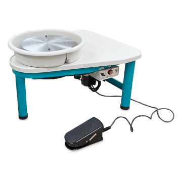 Laguna Pacifica Glyde Torc 400 - Pottery Wheel showing motor and foot pedal