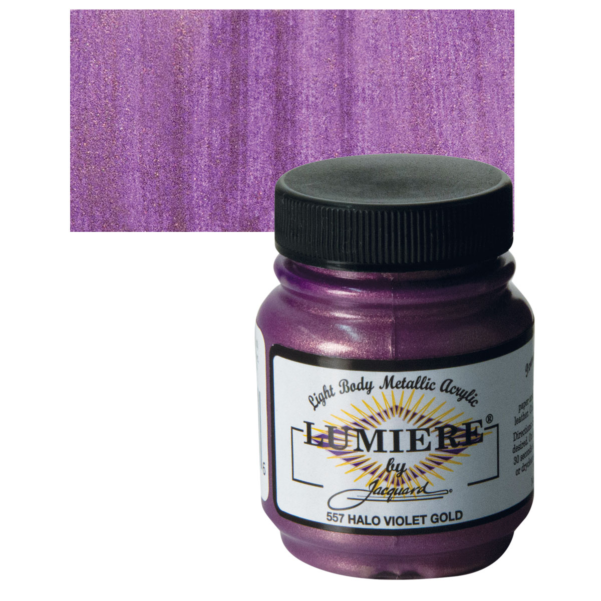 Jacquard Lumiere Acrylic - Halo Violet Gold, 2.25 oz Jar