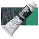 Holbein Duo Aqua Water Soluble Oil - Phthalo Green, 40 ml tube and swatch