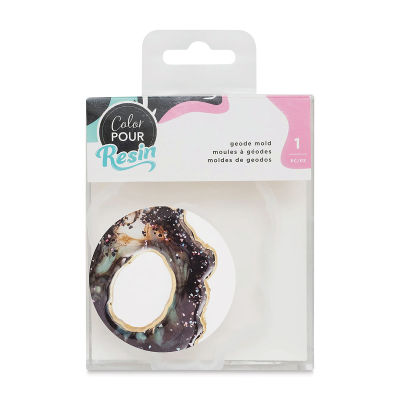 American Crafts Color Pour Geode Mold (front of package)