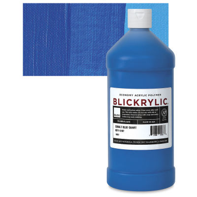 Blickrylic Student Acrylics - Cobalt Blue, Quart