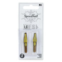Speedball Broad Edge C-Series Flat Calligraphy Nibs - LC1 and LC2, Left-Handed, Set of 2