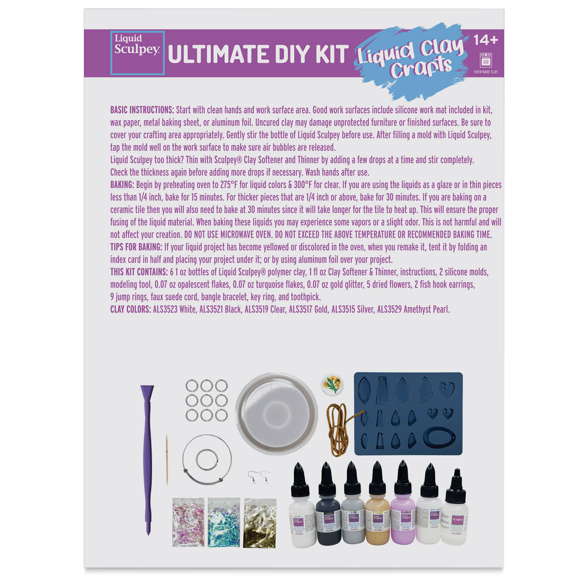 Sculpey Liquid Clay Crafts Ultimate DIY Kit