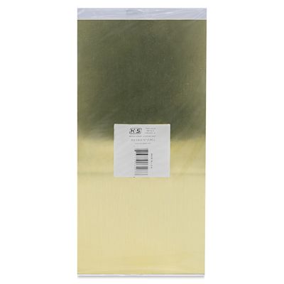 K&S Metal Sheets - Brass, 6" x 12", 0.032" Thick