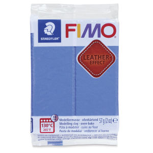 Staedtler Fimo Leather Effect Clay - Indigo, 2 oz
