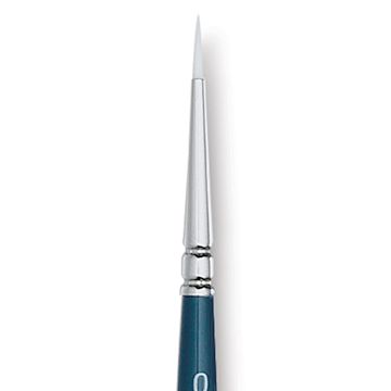 Open in modal - Grumbacher Academy Watercolor Brush - Round, Size 0 close up