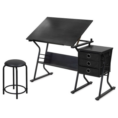 Studio Designs Eclipse Table and Stool Set, table top raised