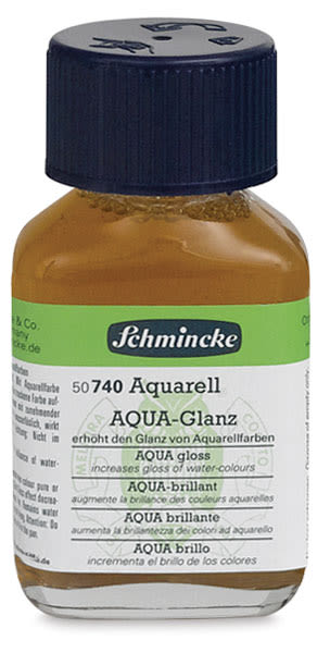Schmincke Aqua Gloss Medium - Front of 60 ml bottle