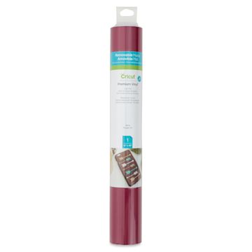 Open in modal - Cricut Removable Premium Vinyl - Wine, 12" x 48", front of the packaging