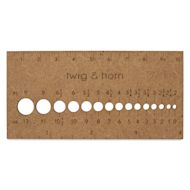 Twig & Horn Small Gauge Knitting Ruler