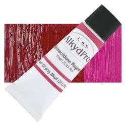 CAS AlkydPro Fast-Drying Alkyd Oil Color - Quinacridone Magenta, 37 ml tube