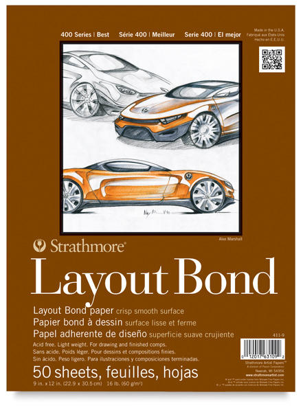 Strathmore 400 Series Layout Bond Pads