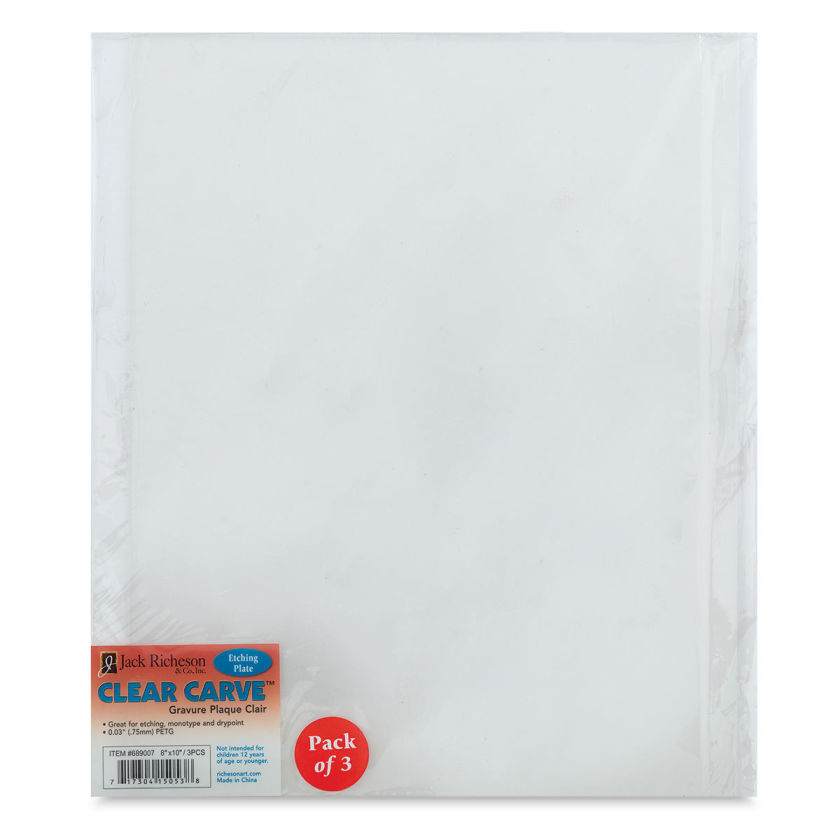 Richeson Clear Carve Etching Plates | BLICK Art Materials
