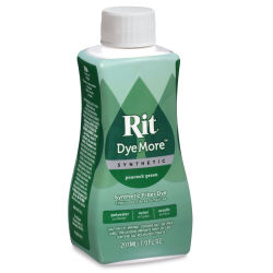 Rit DyeMore Synthetic Fiber Dye - Peacock Green, 7 oz (Bottle)