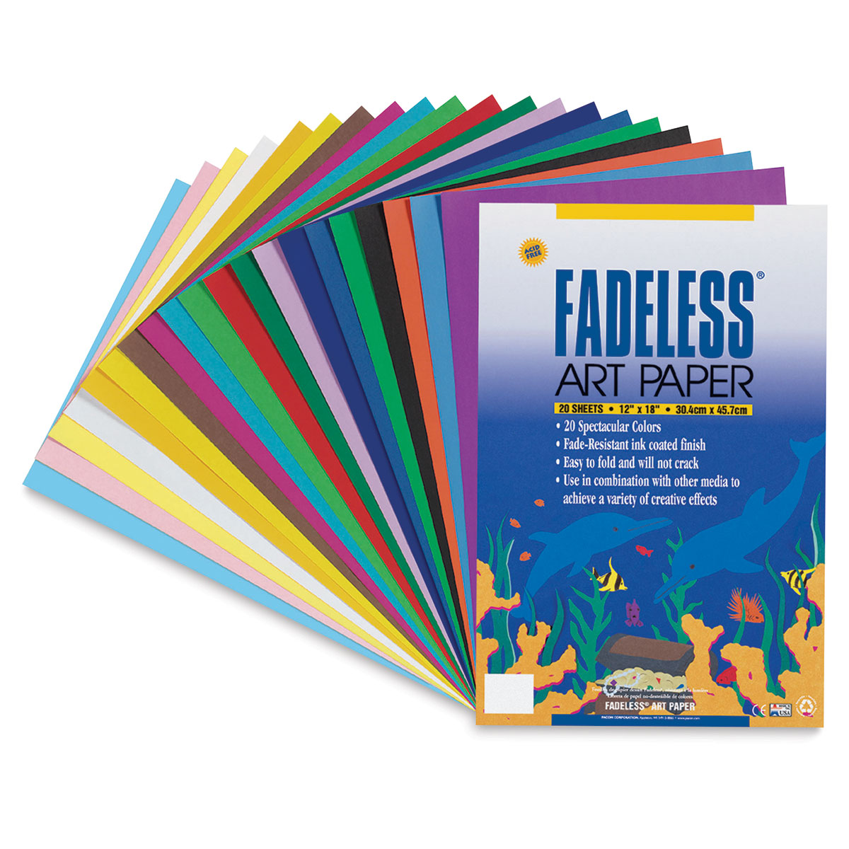 48 x 12' Teal Fadeless Art Paper RL @ Raw Materials Art Supplies