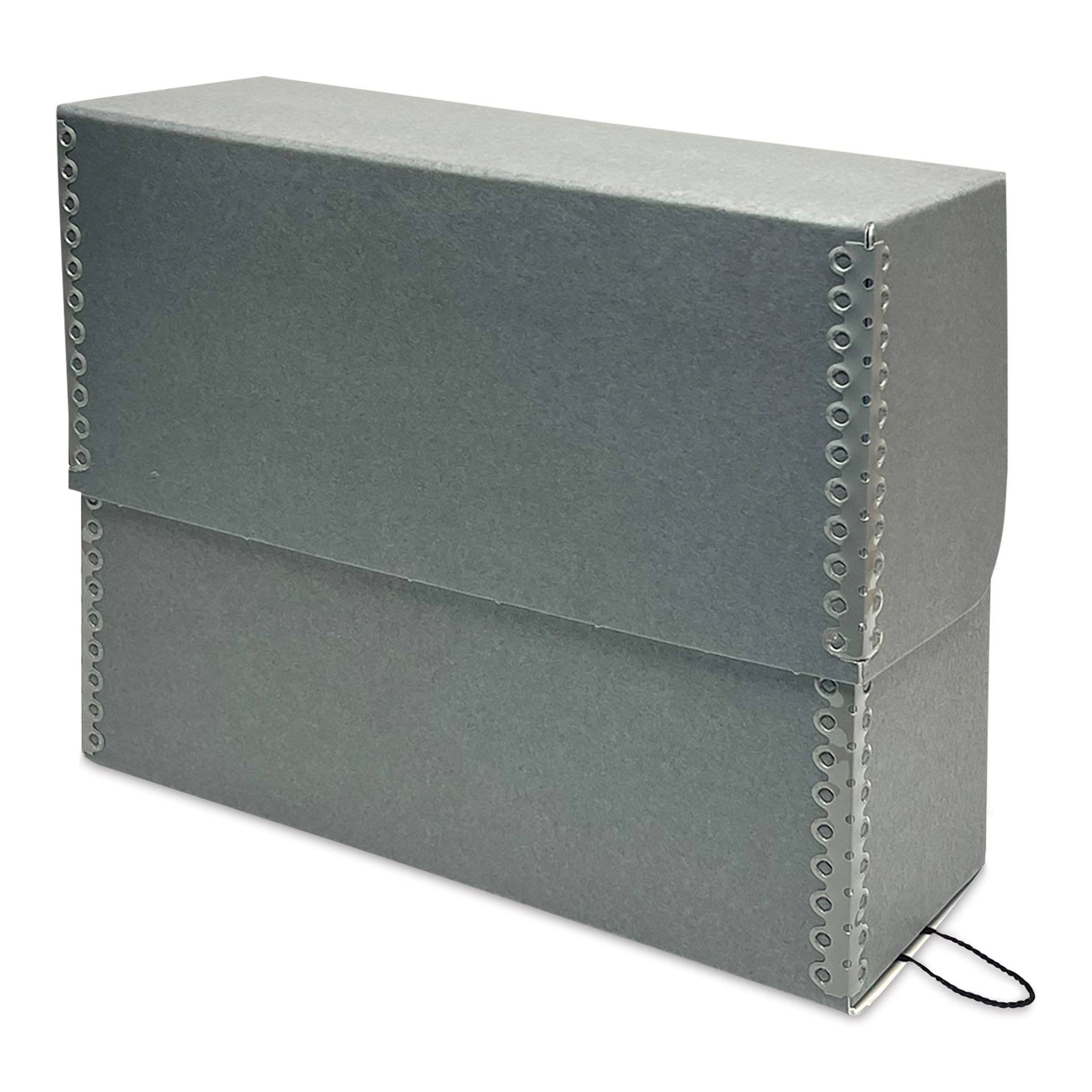 Lineco Archival Document Storage Case - Blue Gray, 12-1/2" X 10-1/2" X ...