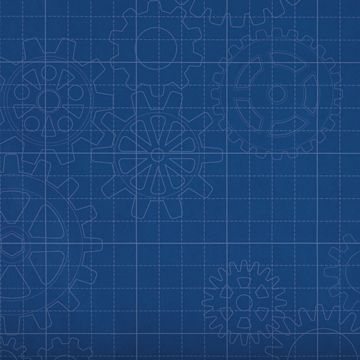 Open in modal - Fadeless Design Roll - 48" x 50 ft, Gears