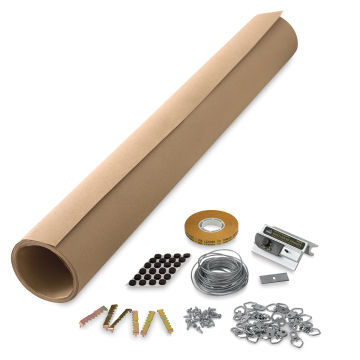 Open in modal - Logan Frame Backing Kit - Components of Kit shown