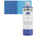 Golden Fluid Acrylics - Primary Cyan, 8 oz bottle