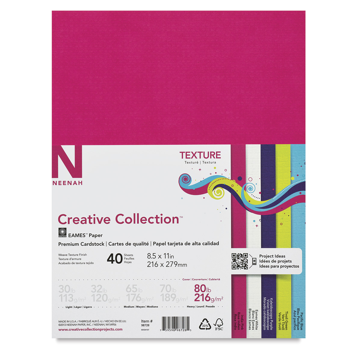 Neenah Astrobrights Premium Colored Card Stock Paper | 50 Sheets per Pack | Superior Thick 65-lb Cardstock, Perfect for School Supplies, Arts and