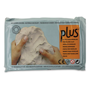 Activa Plus Clay - 2.2 lb, White (front of package)