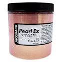 Jacquard Pearl-Ex Pigment - oz, Pink Gold, Jar