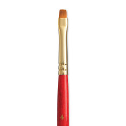 Princeton Heritage Sable Brush - Bright Shader, Short Handle, Size 4