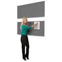 Screenflex Acoustical Panel - 66" x 22", Stone
