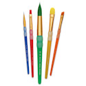 Royal & Langnickel Big Kid's Choice Lil' Grippers Synthetic Brushes - Round Variety, Set of 5