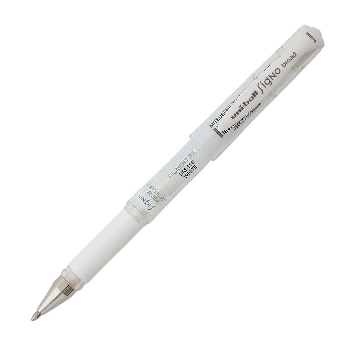  Uni-ball Signo Broad UM-153 Gel Pen - White Ink - 10 Pen  Bundle