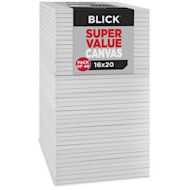 Blick Super Value Canvas Bulk Pack - 16" x 20", Pkg of 40