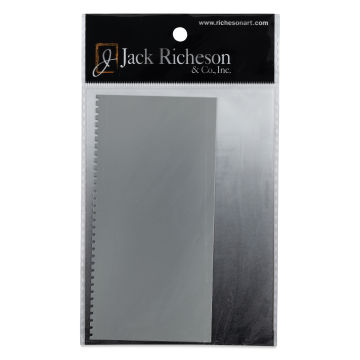 Richeson Stainless Steel Scrapers - Rectangle, Serrated, 2-3/4" x 5-1/2" (Front of package)
