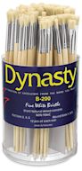 Dynasty Fine White Bristle Brushes