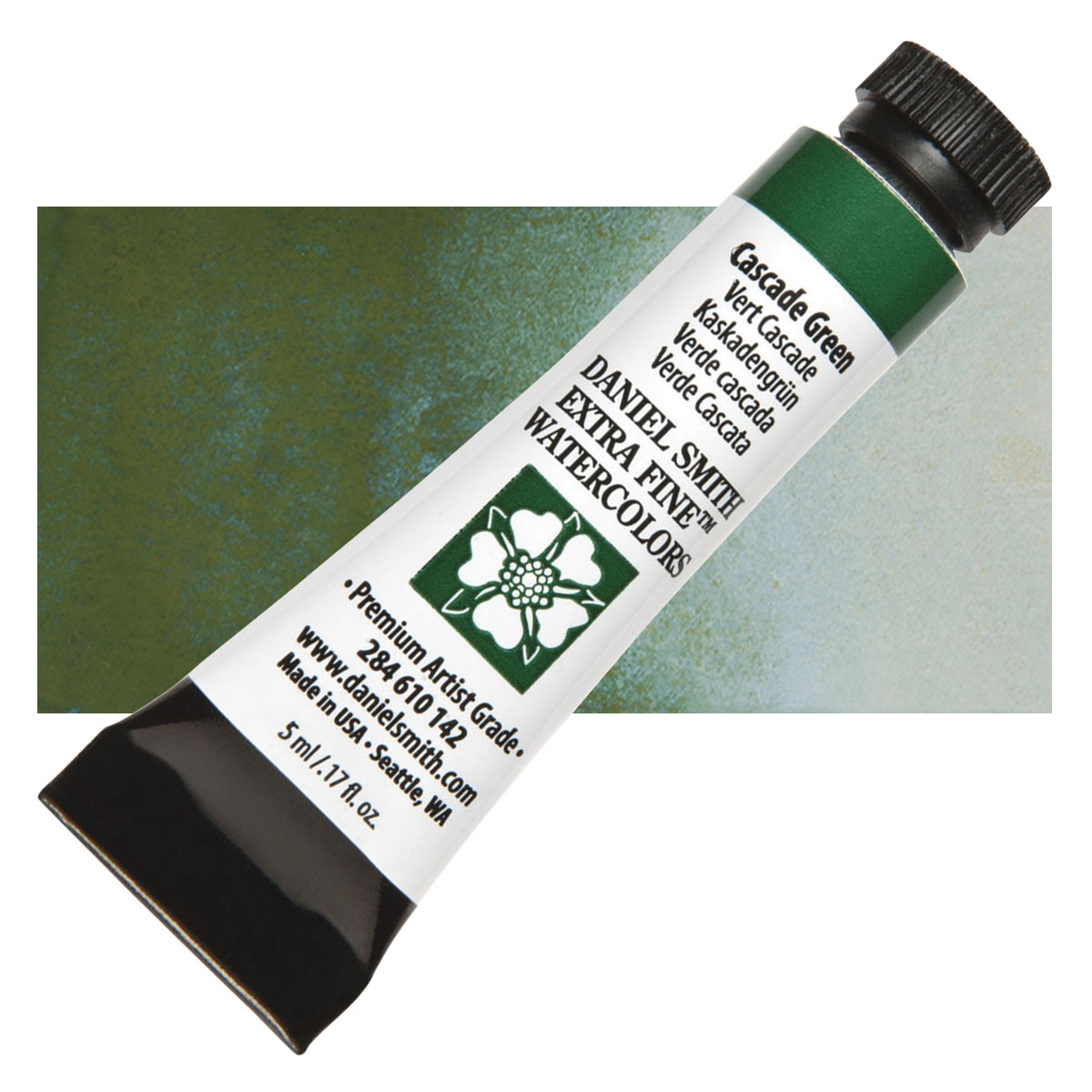 Daniel Smith Extra Fine Watercolor - Cascade Green, 5 ml Tube